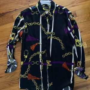 Versace style ZARA SHIRT size XL